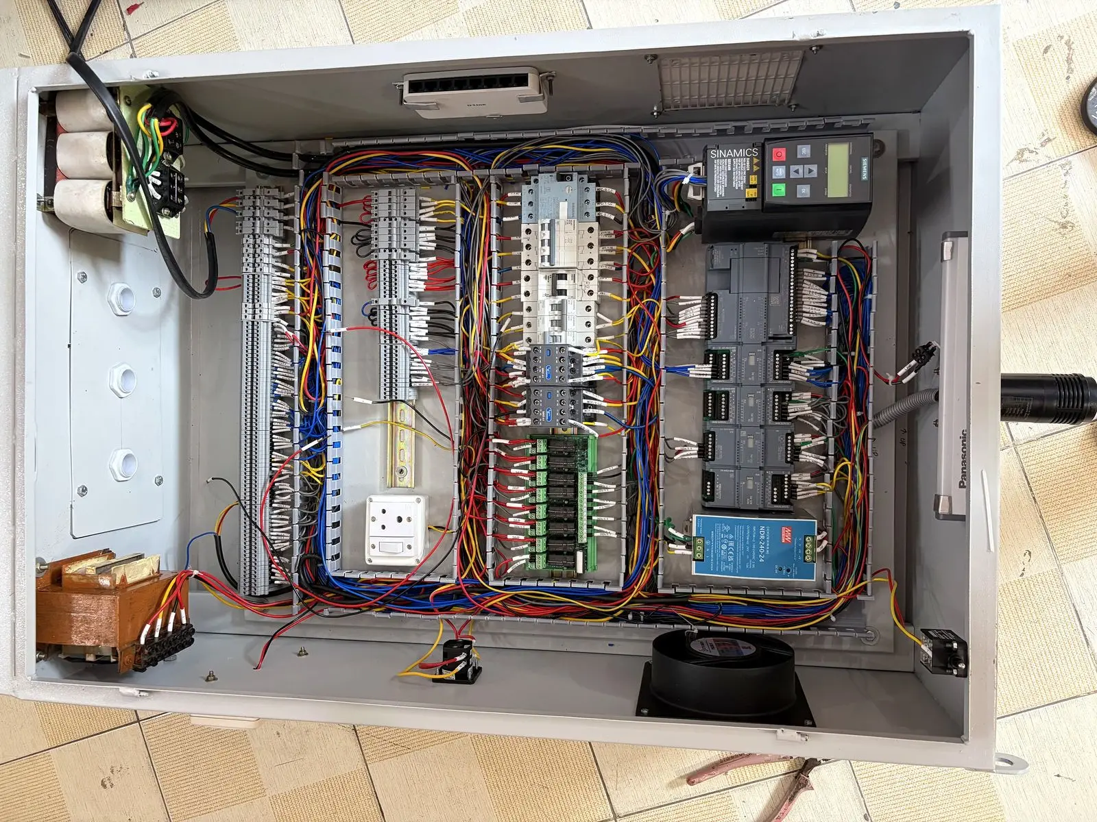 Wired automation control panel